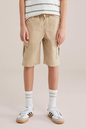 loose fit cargo short lichtbruin