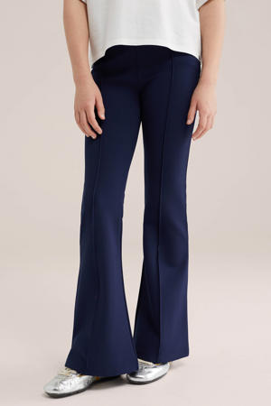 casual broek donkerblauw