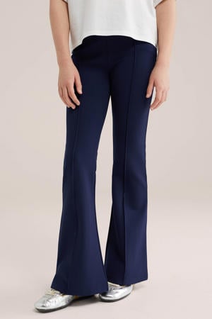 casual broek donkerblauw