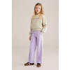 WE Fashion loose casual broek lila