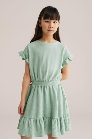 SEAUR Jeansrok voor meisjes, korte rok, A-lijn, elastische tailleband SEAUR Jeansrok voor meisjes, korte rok, A-lijn, elastische tailleband