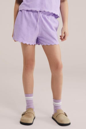 straight casual short lila