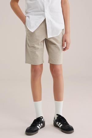 slim chino short beige