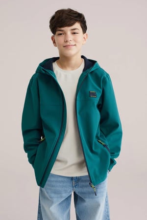 softshell jas lente groen