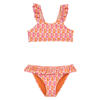 WE Fashion bikini met all over print roze