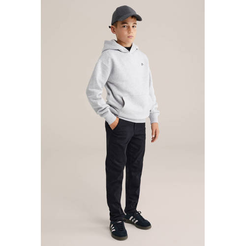 WE Fashion hoodie Sweater Grijs Effen - maat 134/140 afbeelding