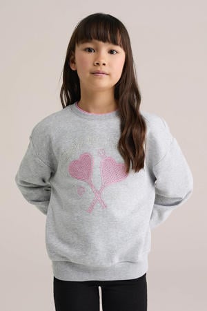 sweater grijs melange