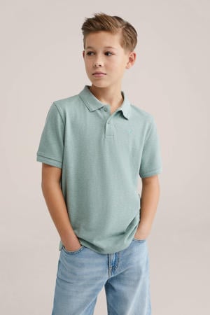 polo grijsgroen