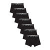 WE Fashion boxershort - zwart (set van 7)