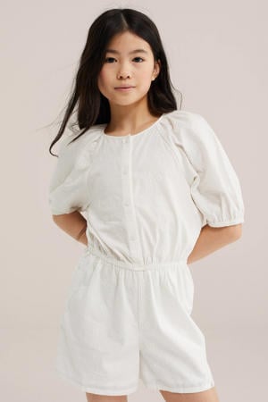 Straight playsuit wit
