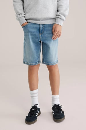 denim short light blue denim