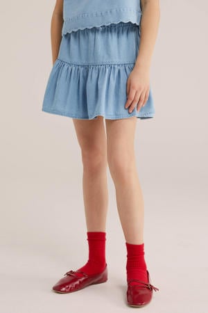 spijkerrok light blue denim