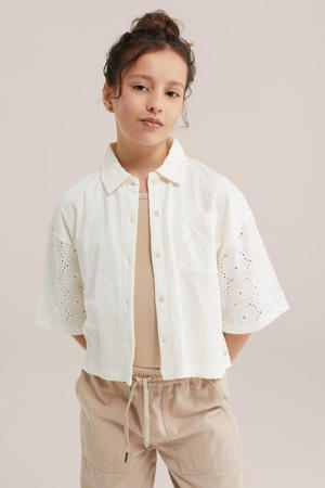 blouse wit broderie
