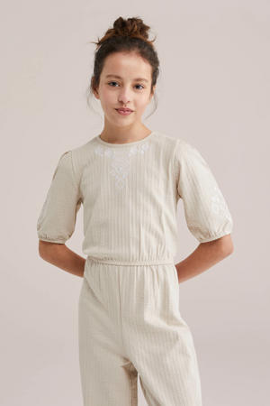 jumpsuit beige