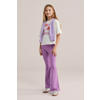 WE Fashion flared legging  lila