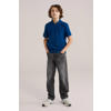 WE Fashion polo marineblauw