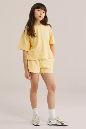 T-shirt lichtgeel