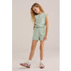 WE Fashion Straight playsuit mintgroen