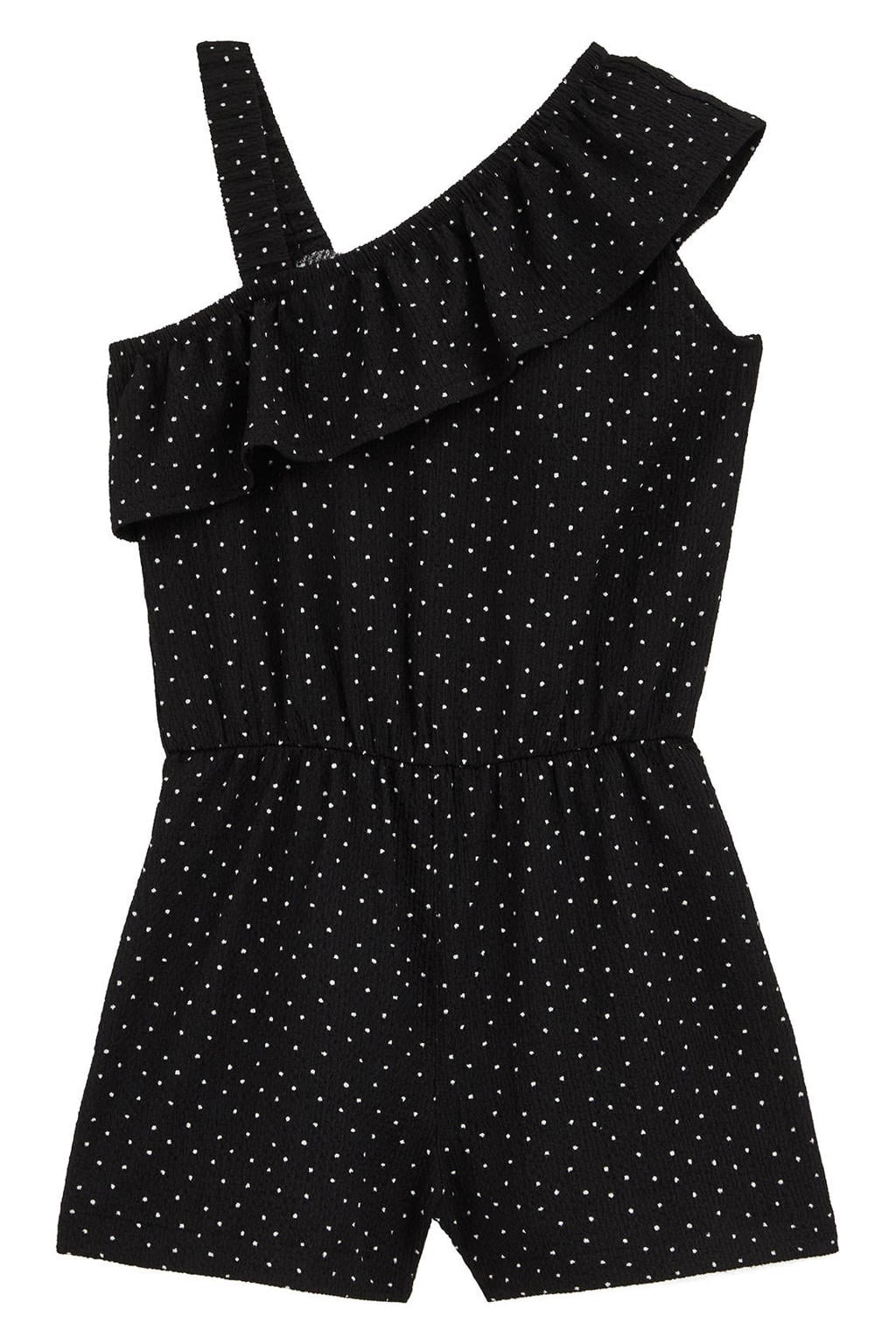 Zwarte meisjes WE Fashion straight leg playsuit