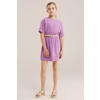 WE Fashion T-shirtjurk paars