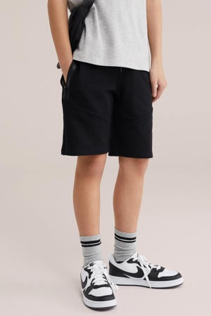 regular sweatshort zwart