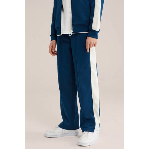 Bad Boys straight casual broek donkerblauw Jongens Polyester Effen - maat 176 afbeelding
