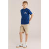 WE Fashion T-shirt met backprint donkerblauw
