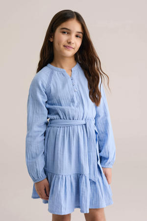 korte jurk blauw