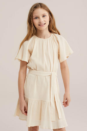 korte jurk beige