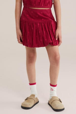 ballonrok met stippen rood