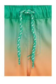 thumbnail: WE Fashion zwemshort groen/oranje