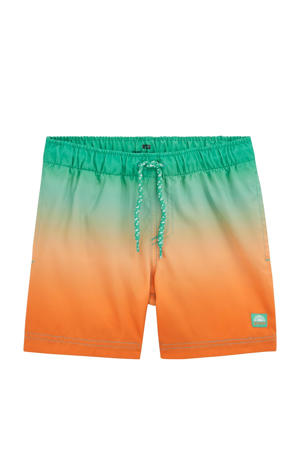 zwemshort groen/oranje