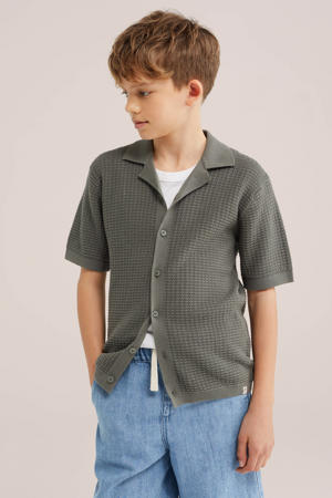 casual overhemd groen