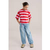 WE Fashion gestreepte T-shirt roze