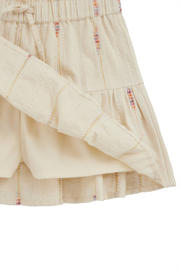 thumbnail: WE Fashion skort met glitter ecru