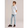 WE Fashion Blue Ridge slim fit jeans light blue denim