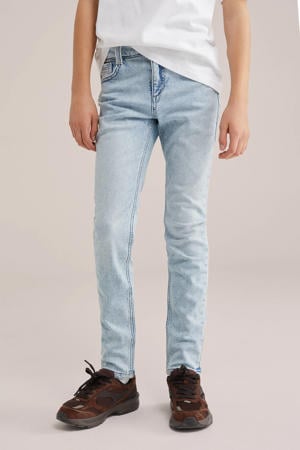slim fit jeans light blue denim