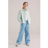 WE Fashion Blue Ridge straight casual broek light blue denim