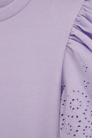 thumbnail: WE Fashion T-shirt lila broderie