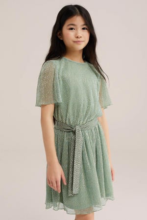 midi jurk groen