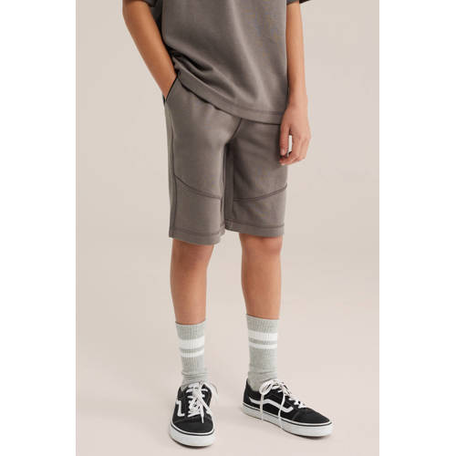 Salty Dog sweatshort taupe Korte broek Bruin Effen - maat 164 afbeelding