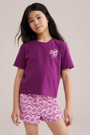 shortama - s / wit / oranje (set van 2 paar)