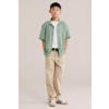 WE Fashion casual overhemd lichtgroen