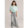 WE Fashion Blue Ridge high waist wide leg jeans grey denim