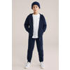 WE Fashion sweatvest donkerblauw