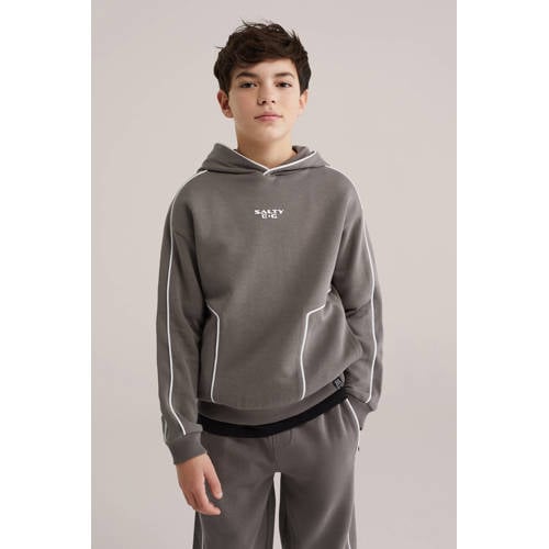 Salty Dog sweater bruin Effen - maat 122/128 | Sweater van WE Fashion afbeelding