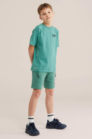 regular waist sweatshort groen