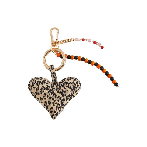 WE Fashion sleutelhanger goudkleurig Dames Messing afbeelding