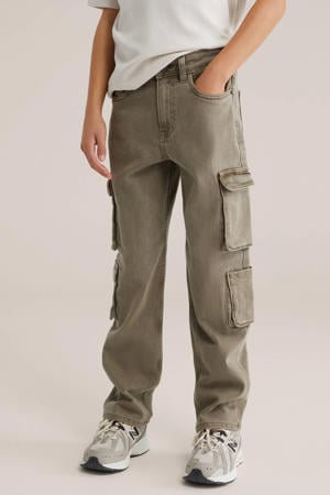 cargo jeans groen