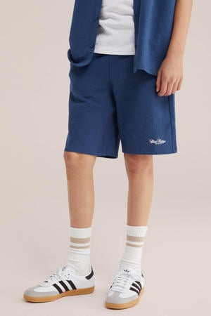 sweatshort donkerblauw